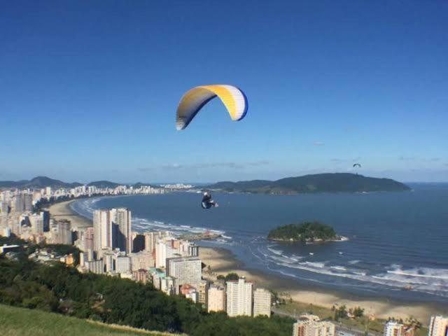Apartamento 621 Com Vista Para O Mar São Vicente Exterior foto
